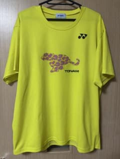 YONEX トナミ運輸 バドミントンウェア Oサイズ パンサーマーク 実業団のサムネイル