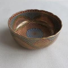 前畑陶器 庫山窯 献上手 金彩 美濃焼 大盛鉢 菓子鉢 - メルカリ