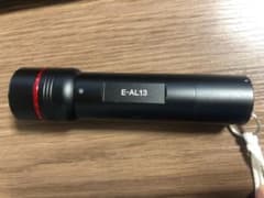 ◇385◇LEDアルミライト E-AL13 ブラック 懐中電灯 - メルカリ