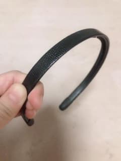 耳が痛くなりにくいカチューシャ ブラックのサムネイル