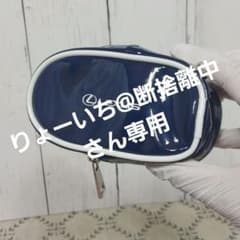 [Excellent Condition] LEXUS Golf Ball Pouch, Small Item Case, Navy, with Carabiner