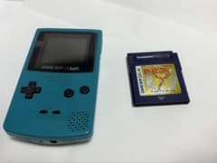ゲームボーイカラー 本体 ソフト付き　動作確認済み　ポケットモンスター金のサムネイル
