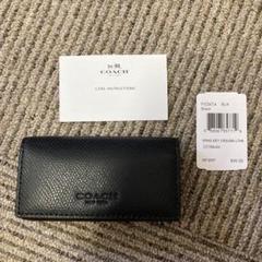 coach コーチ レザー 4連キーケース 黒 - メルカリ