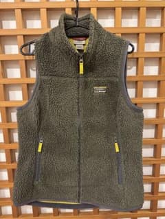 L.L.Bean フリースベスト SM-REG オリーブグリーン