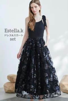 ☆4.3万☆Estella.k Annie Dress ＆ レーススカートSet - メルカリ