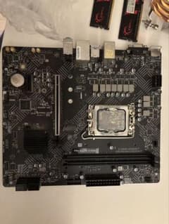 Intel i5-12400 CPU、マザーボード、クーラー、メモリのセット - メルカリ