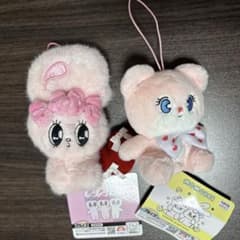 エスターバニー　リボン　モモレイ　ピンコ　非売品　韓国　韓流　コリア　ぬいぐるみ