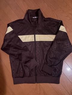 adidas トラックジャケット ブラウン 総柄のサムネイル