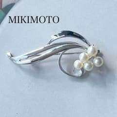 MIKIMOTO✨ミキモト あこや真珠 5粒 パール ブローチ - メルカリ