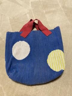 いわもとあきこ裂き織りバッグのサムネイル