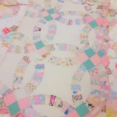 アンティークキルト キルトカット ハギレのサムネイル