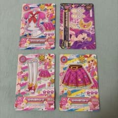 アイカツ カード 4枚セットのサムネイル