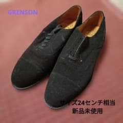 GRENSON/スエード ドレスシューズ ブラック　サイズ24センチ相当 GRENSON/スエード ドレスシューズ ブラック サイズ24センチ相当 - メルカリ