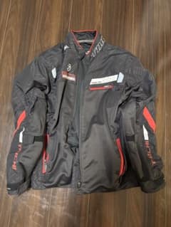 TAICHI バイクメッシュジャケット L 黒/赤のサムネイル
