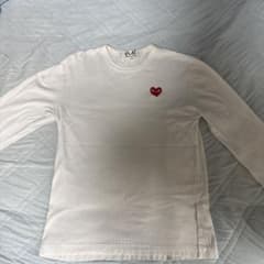 PLAY COMME des GARCONS 長袖Tシャツ ホワイト Lのサムネイル