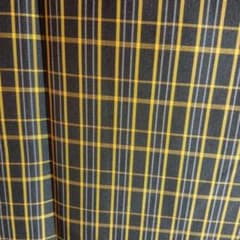 さしこの花　三松謹製　紬 着物 チェック柄 黄色×黒×青　　Lサイズ さしこの花様専用 三松謹製 紬 着物 チェック柄 黄色×黒×青 Lサイズ