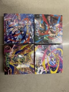 ポケモンカードゲーム 拡張パック 未開封BOX 4種セットのサムネイル