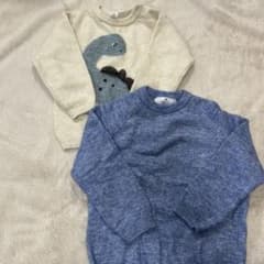 H&M キッズ ニット セーター 2枚セットのサムネイル