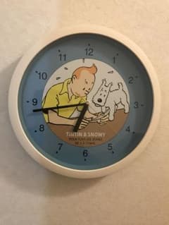 ジャンク】リズム時計 TINTINタンタン壁掛け時計 - メルカリ