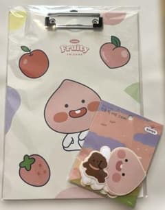 Kakao Friends A4 클립 보드 및 씰 세트