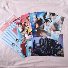 なにわ男子 クリアファイル＋フライヤーセット 11点まとめ売り - メルカリ