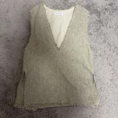 URBAN RESERCHフリンジベスト　アイボリー　フリーサイズのサムネイル