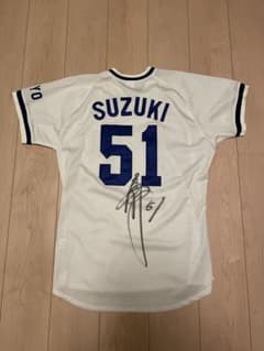 横浜DeNAベイスターズ 鈴木尚典 直筆サイン大洋ホエールズユニフォーム