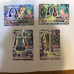 アイカツ 初音ミク コラボカード 4枚セットのサムネイル