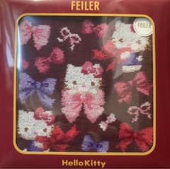 未使用 フェイラー サンリオ キティ タオルハンカチ リボン - メルカリ