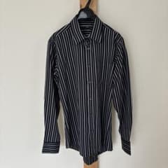 PADINI 長袖シャツ ストライプ ブラック Mサイズのサムネイル