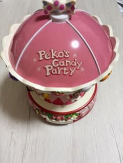 【非売品・レア】不二家 ペコちゃん メリーゴーランド　オルゴール　小物入れのサムネイル