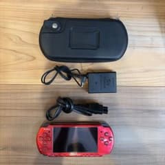 【美品】SONY PSP-3000 本体 レッド 付属品セットのサムネイル