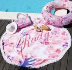 [yk様専用]Rady  ラウンドタオル　トロピカルピンク　レディのサムネイル
