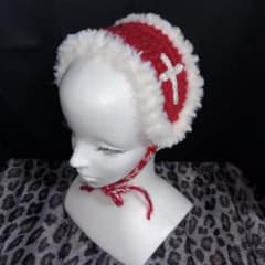 ✞十字架 ヘッドドレス Red×White silver✟のサムネイル