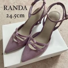 RANDA ラベンダーピンク リボンポインテッドトゥパンプス♡のサムネイル