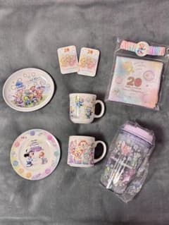 ダッフィー20周年 スーベニア カップ プレート タンブラー ランチ