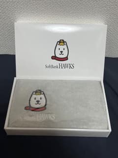 【新品未使用】SoftBankホークスお父さん応援隊長フェイスタオルのサムネイル