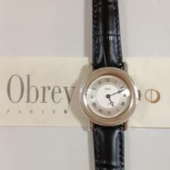 稼働 Obrey オブレイ 腕時計 SOLID SILVER フランス ブラック - メルカリ