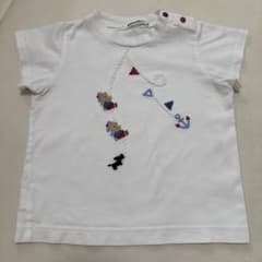 ファミリア 白い半袖Tシャツ 90cmのサムネイル