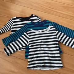 ボーダー ロンT Tシャツ　80のサムネイル