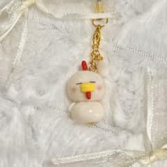 にわとりさん&たまご 樹脂粘土キーホルダーのサムネイル