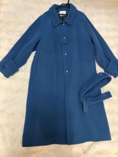 Ameri SOFT WOOL BAL COLLAR COAT 青のサムネイル