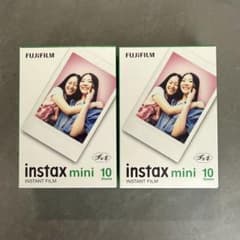 チェキ instax mini フィルム 20枚（10枚×2）　訳あり新品のサムネイル
