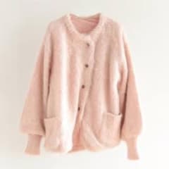 searoomlynn カラーモヘヤニットジャケットのサムネイル
