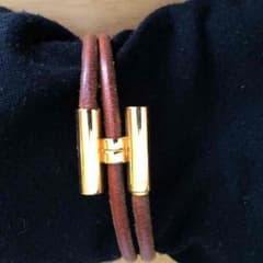 エルメス 皮 ブレス ゴールドのサムネイル