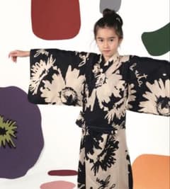 Wolf & Rita / botanical yukata 浴衣 キッズ 8Y Wolf & Rita / botanical yukata 浴衣 キッズ 8Y - メルカリ