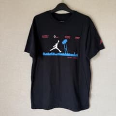 【NIKE】JORDAN 8bit レトロゲーム風 プリント Tシャツ ブラックのサムネイル
