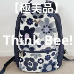 Think Bee! 】リュック 花柄 ビジュー ハート刺繍 レディース - メルカリ