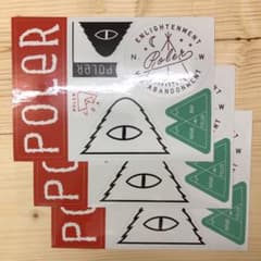 POLER ステッカー 2枚セットのサムネイル