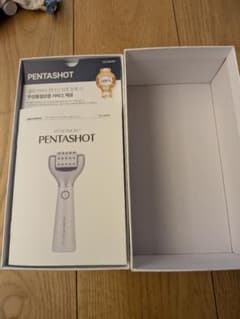 PENTASHOT 美顔器 シルバー USB充電式 CELORABY PENTASHOT 美顔器 本体＋クレンジング - メルカリ